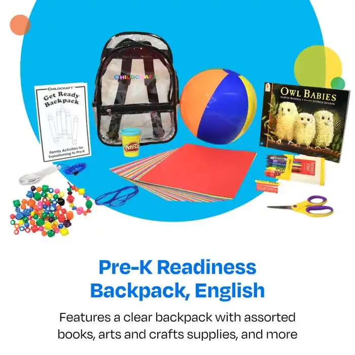 Childcraft Pre-K Readiness Backpack, English Price Cut